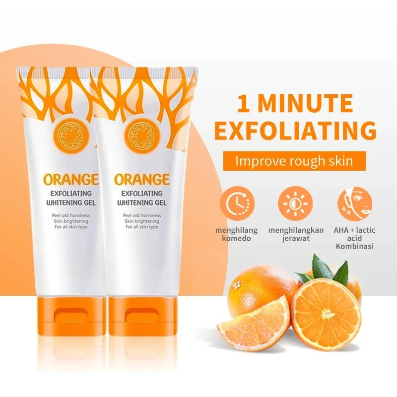 Glycolic Acid Exfoliant - Orange Exfoliating Gel Dead Spot Remover
