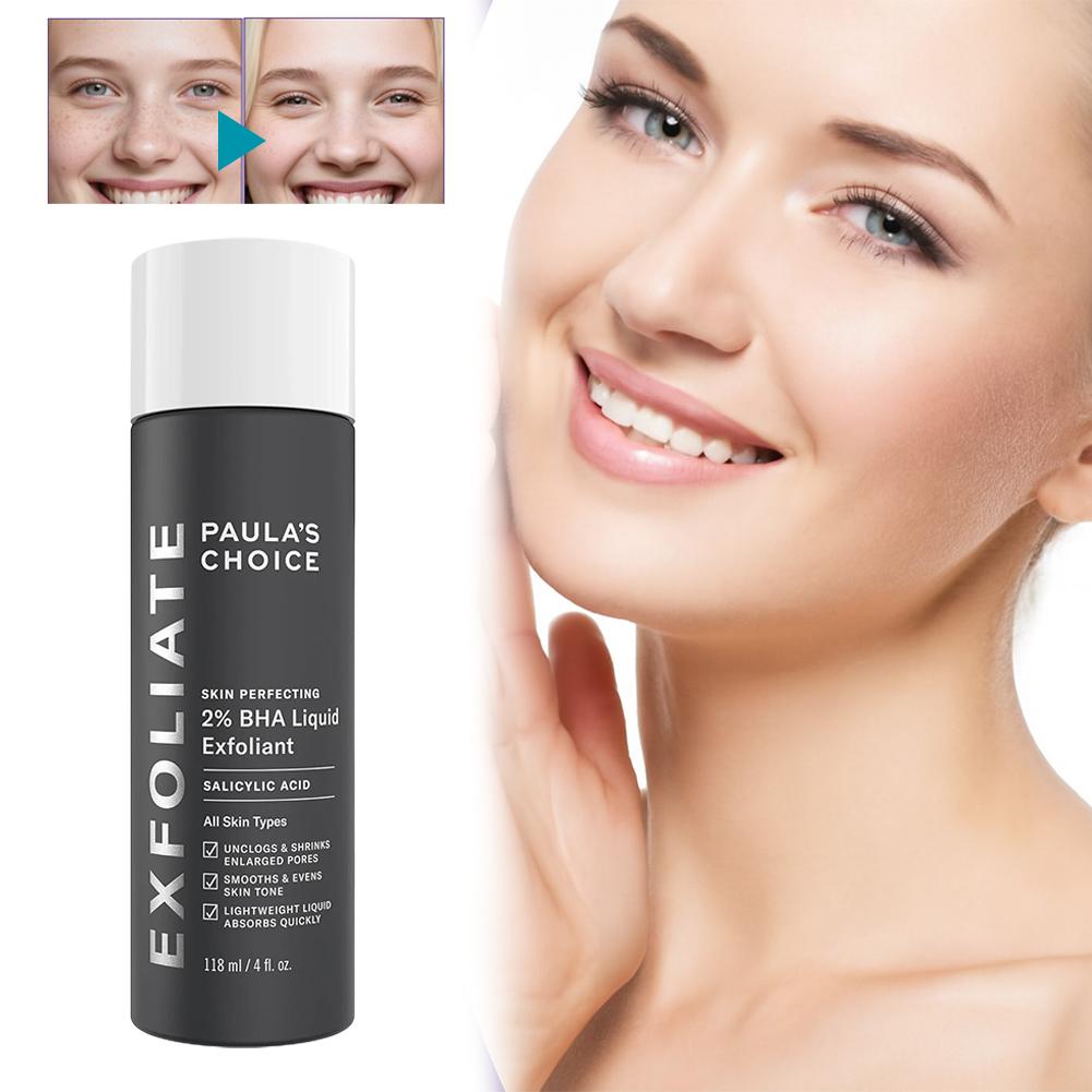 Glycolic Acid Exfoliant - 118ml 2% Salicylic Acid Liquid Exfoliant,