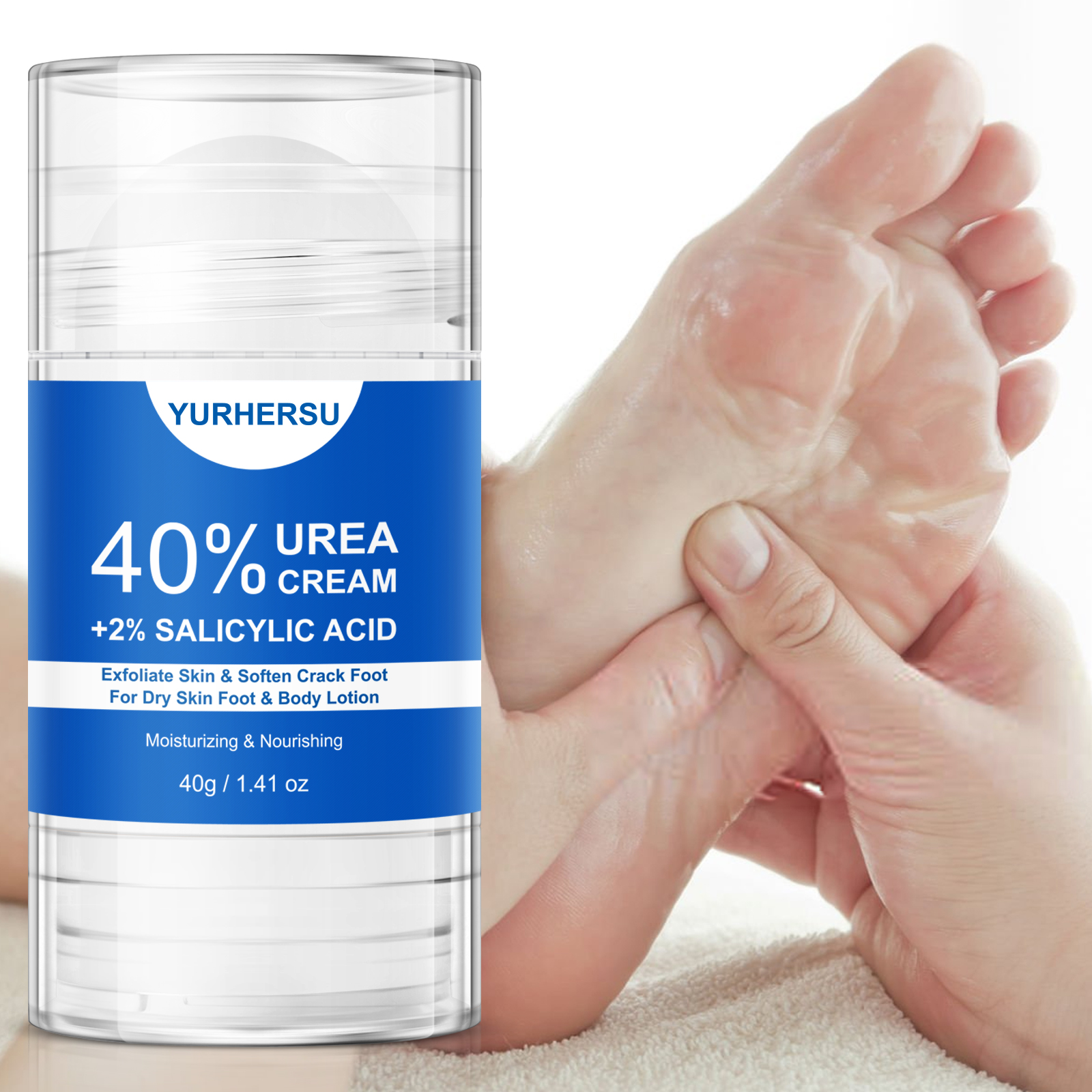 Glycolic Acid Exfoliant - 40% Urea Foot Cream Stick -