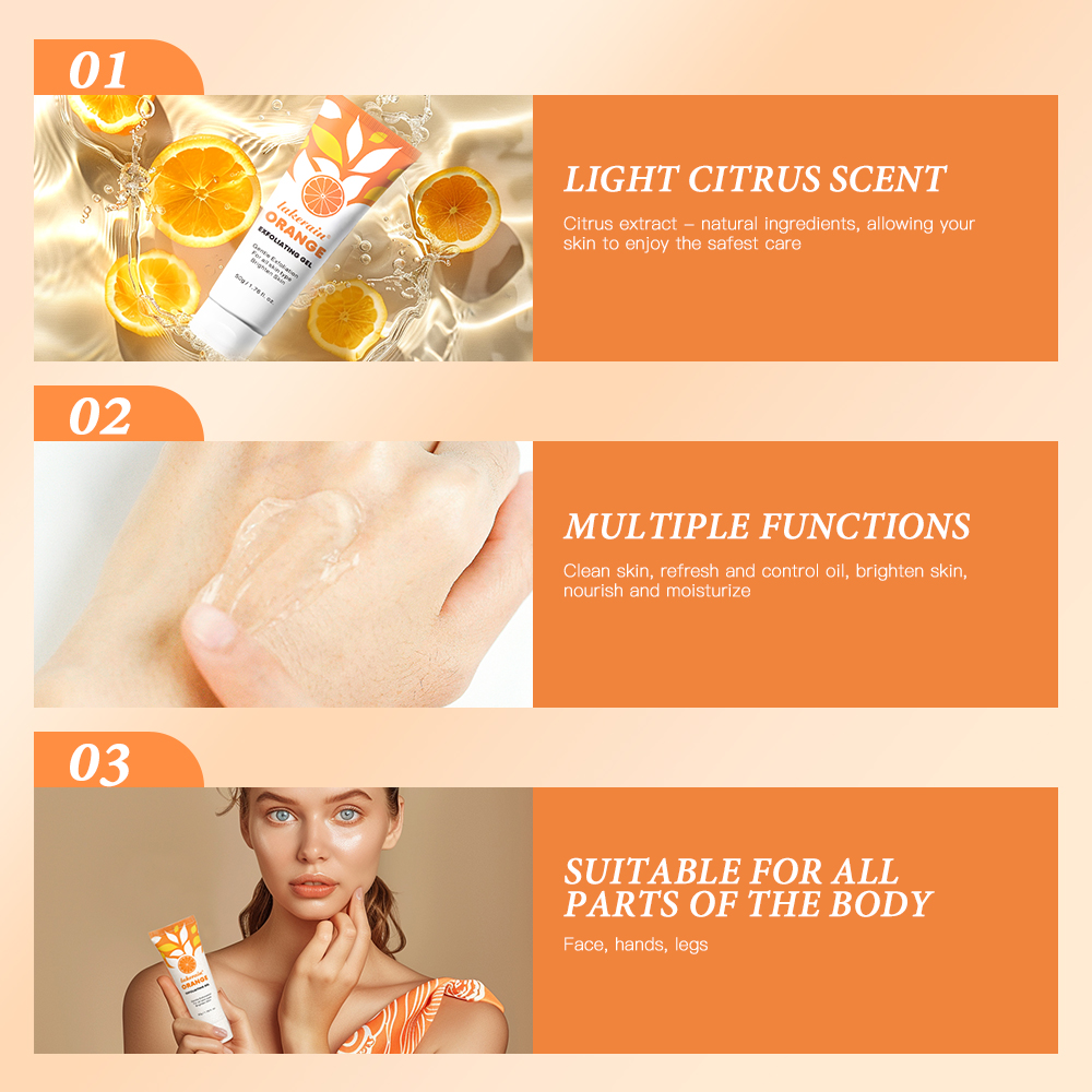 Orange Peeling Gel Scrub For B - Glycolic Acid Exfoliant recensione e prezzo