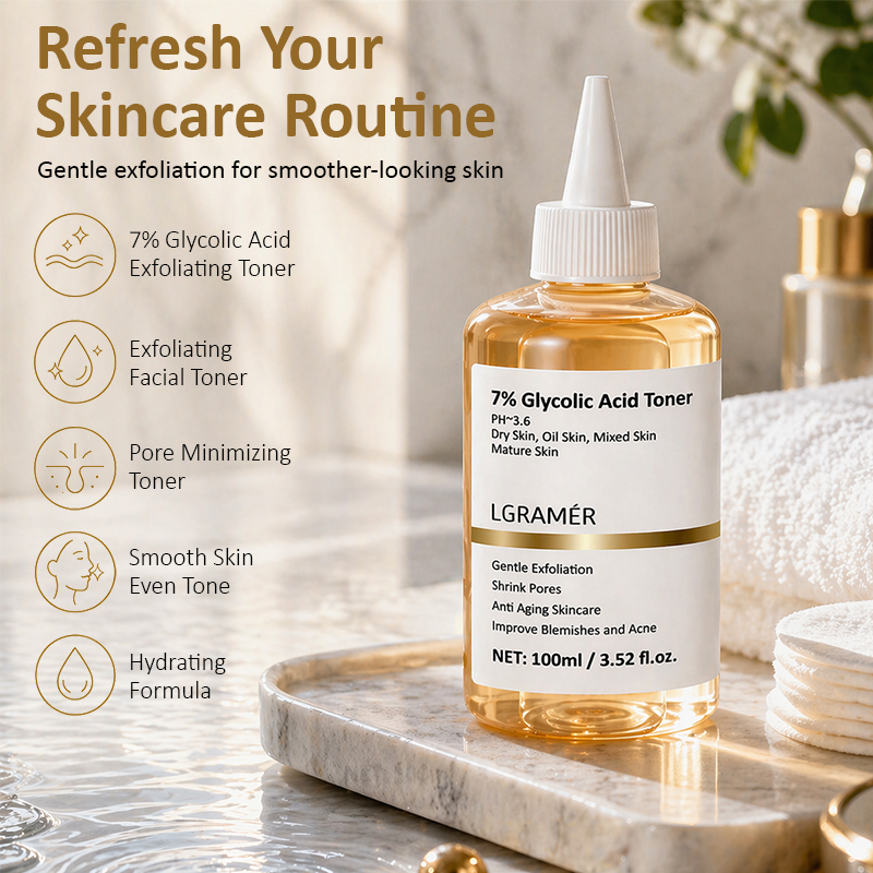 100ml Exfoliating Facial Toner - Glycolic Acid Exfoliant recensione e prezzo