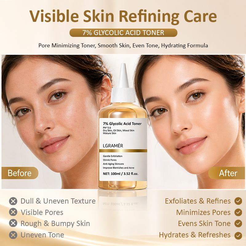 100ml Exfoliating Facial Toner - Glycolic Acid Exfoliant recensione e prezzo