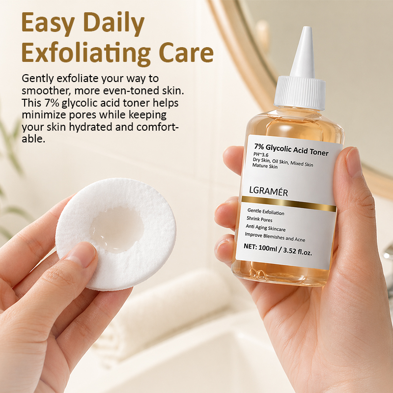 100ml Exfoliating Facial Toner - Glycolic Acid Exfoliant recensione e prezzo