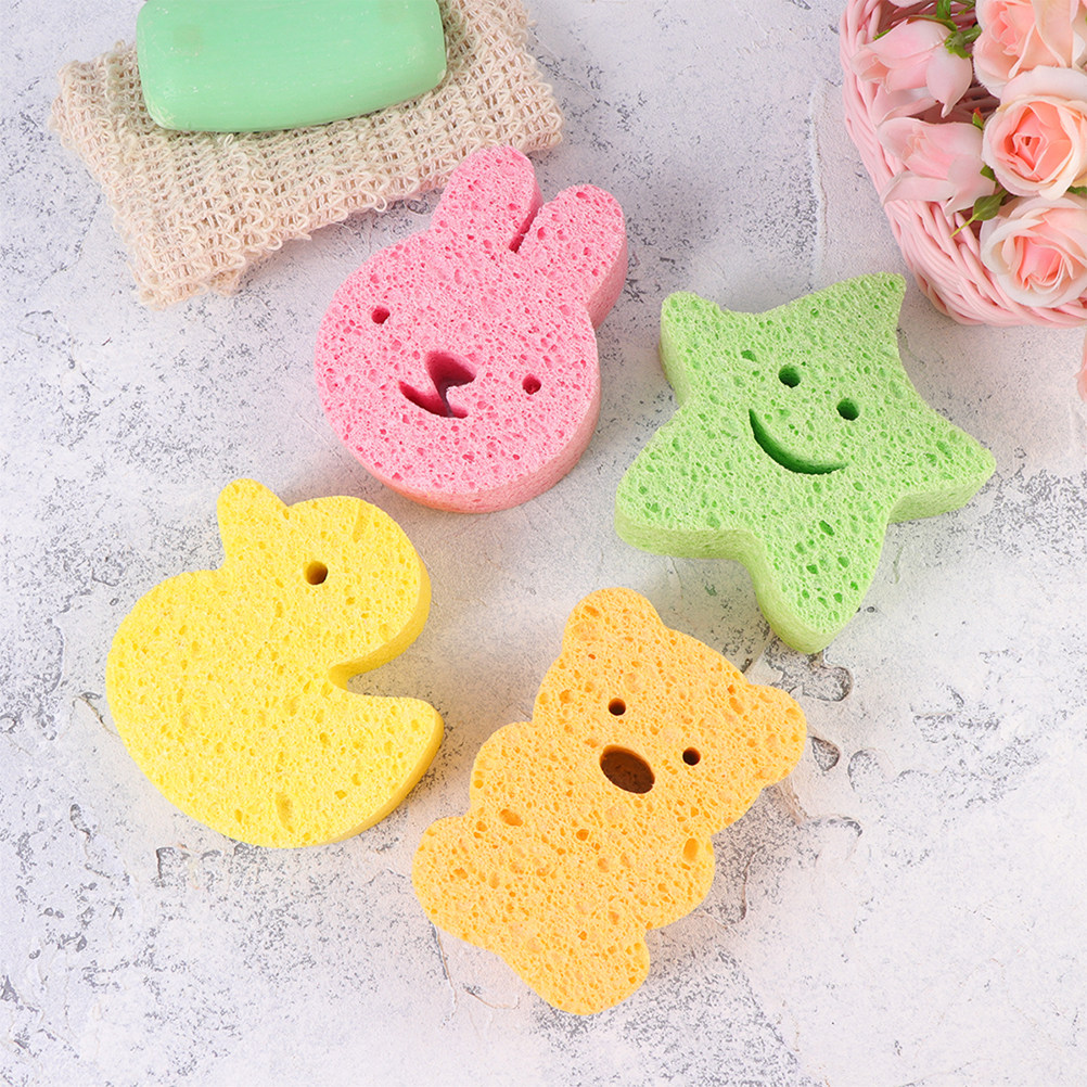 3Pcs Kids Bath Sponge Set for  - Skincare Newborn recensione e prezzo