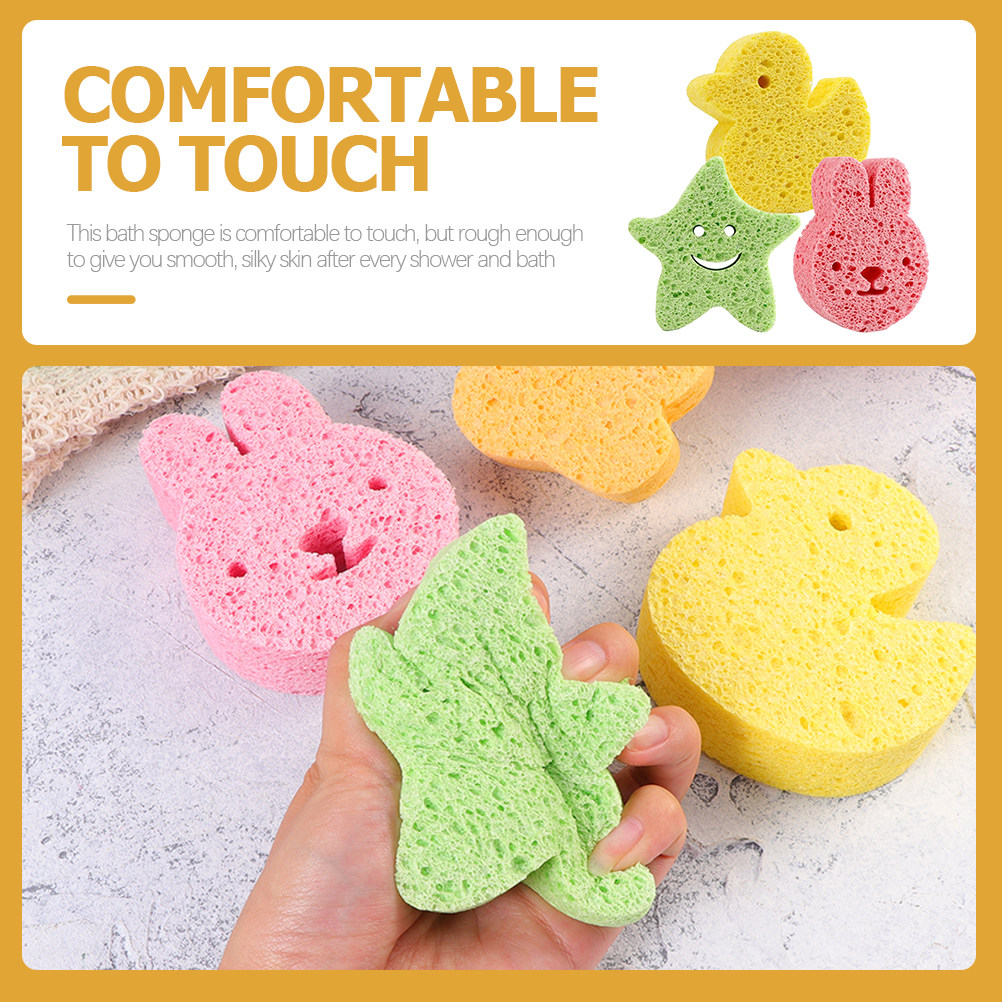 3Pcs Kids Bath Sponge Set for  - Skincare Newborn recensione e prezzo