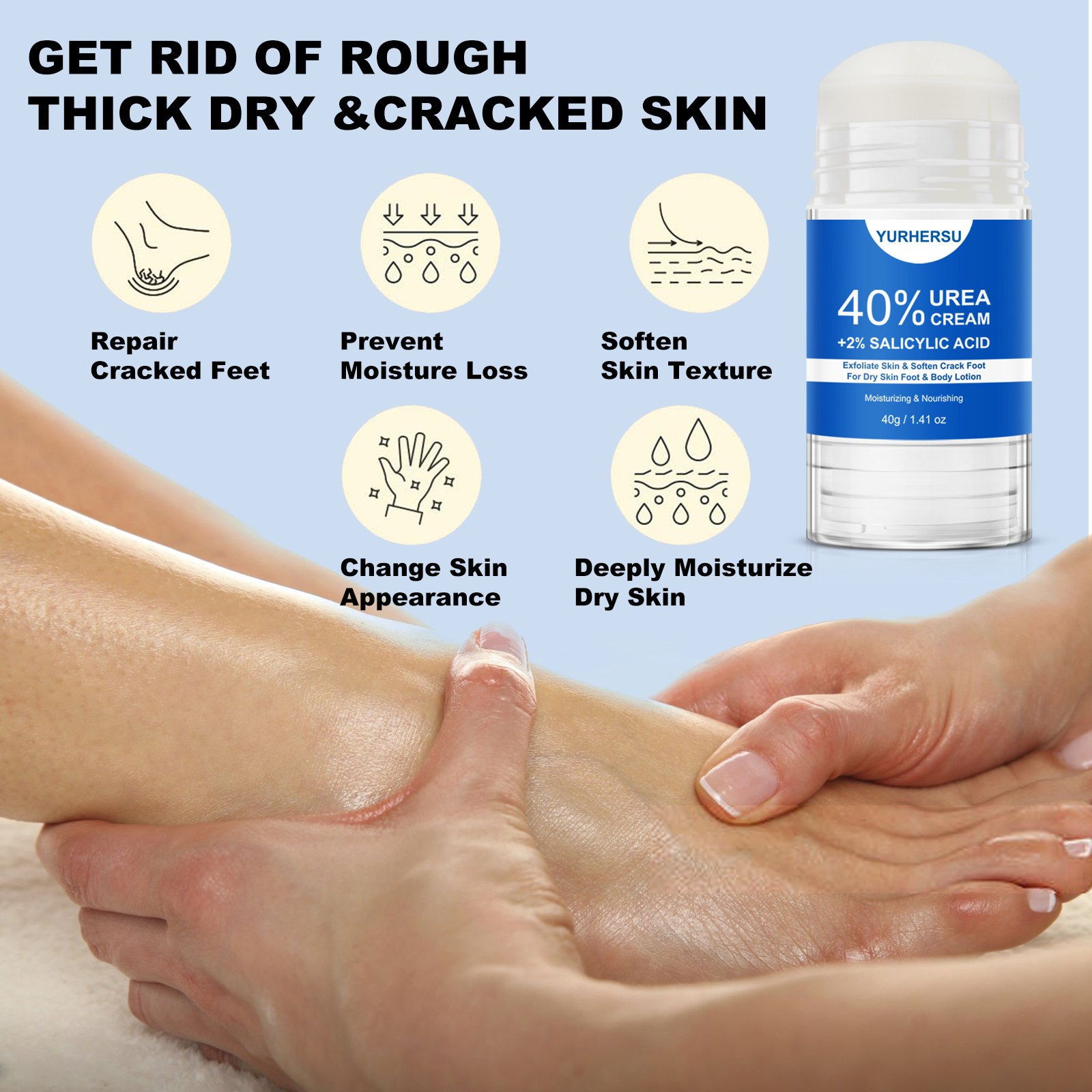 40% Urea Foot Cream Stick - Mo - Glycolic Acid Exfoliant recensione e prezzo