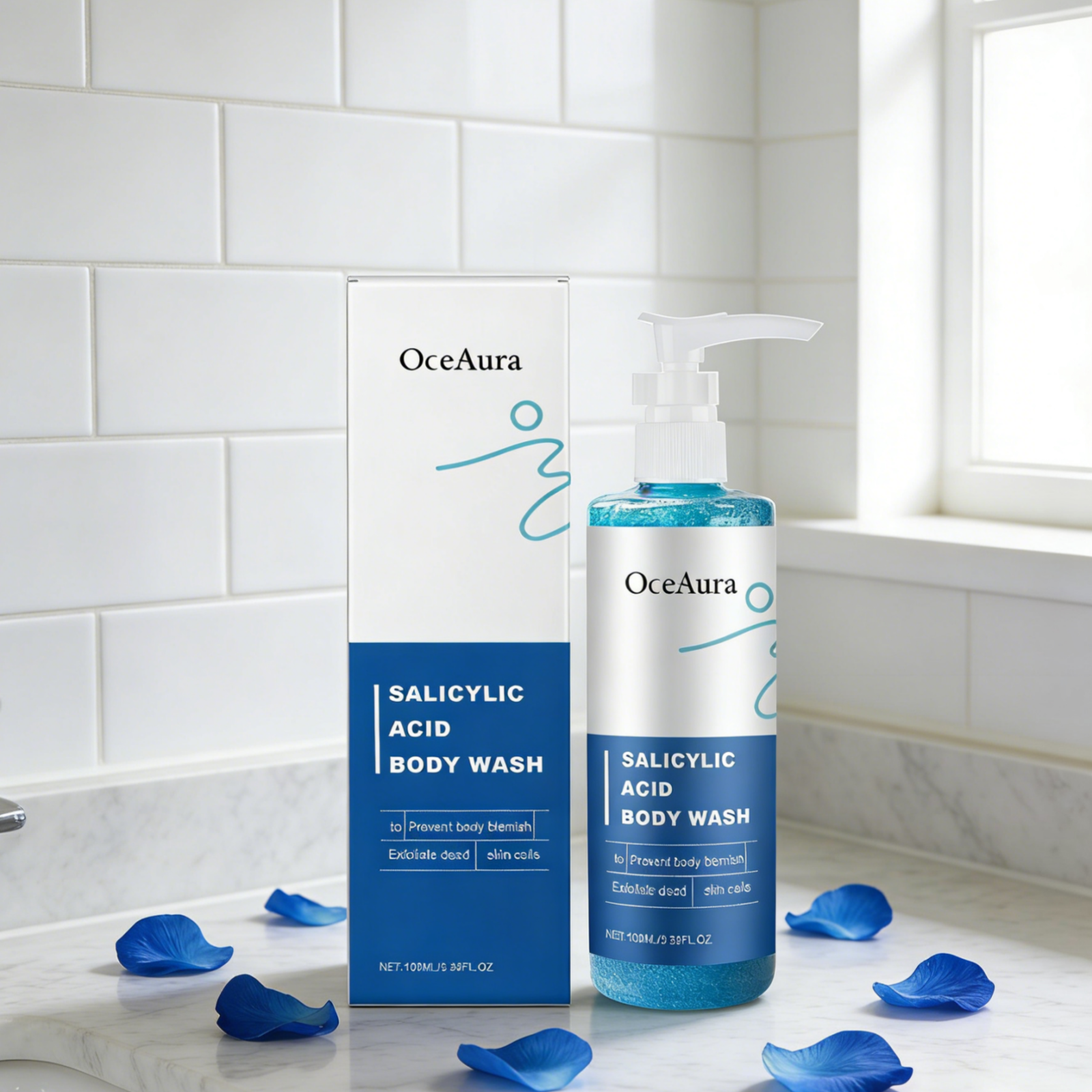 OceAura Salicylic Acid Shower  - Glycolic Acid Exfoliant recensione e prezzo